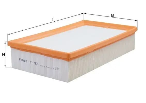 Filtre à air MAHLE ORIGINAL