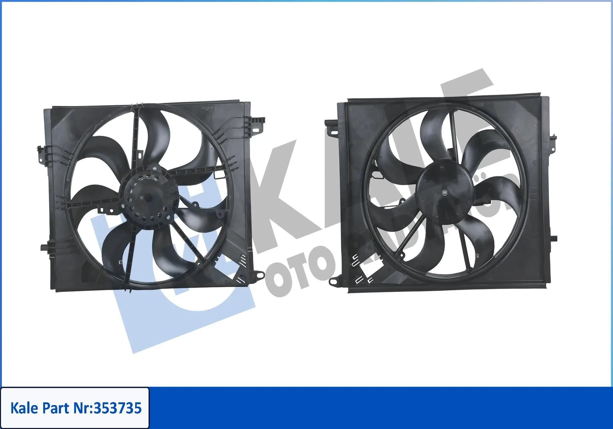 Ventilateur, refroidissement du moteur KALE OTO RADYATÖR