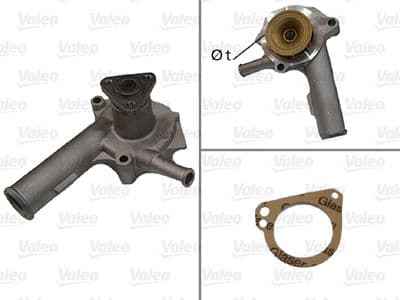 Pompe à eau, refroidissement du moteur
