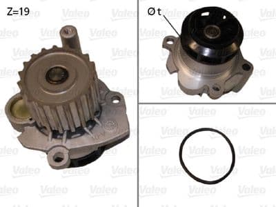 Pompe à eau, refroidissement du moteur
