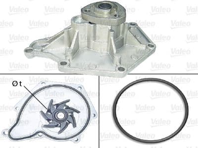 Pompe à eau, refroidissement du moteur