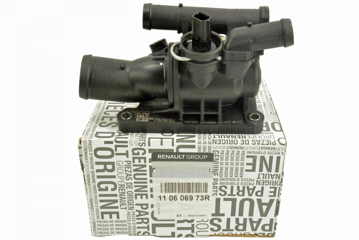 Boitier Thermostat D'eau moteur (Origine Renault)