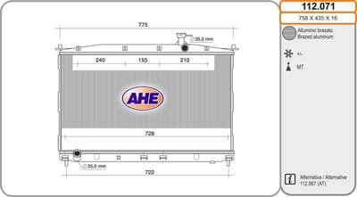 Radiateur, refroidissement du moteur
