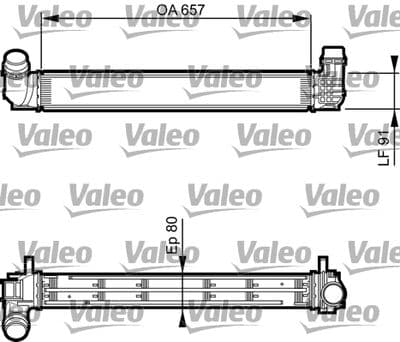 Intercooler radiateur de turbo
