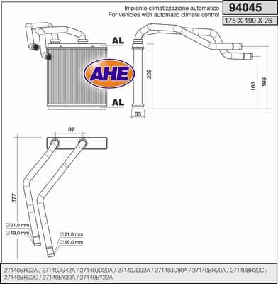 Radiateur de chauffage