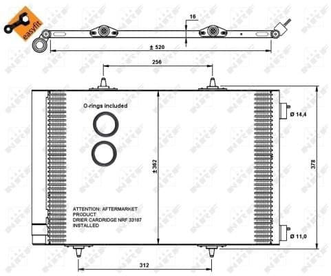 Condenseur (radiateur de climatisation)