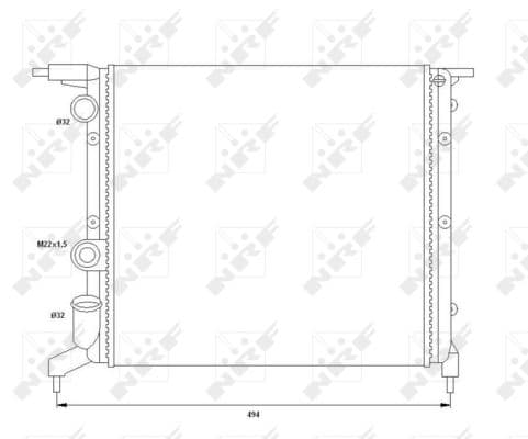 Radiateur de refroidissement
