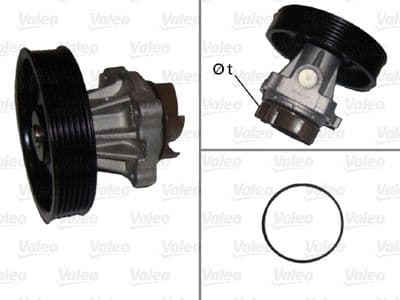 Pompe à eau, refroidissement du moteur
