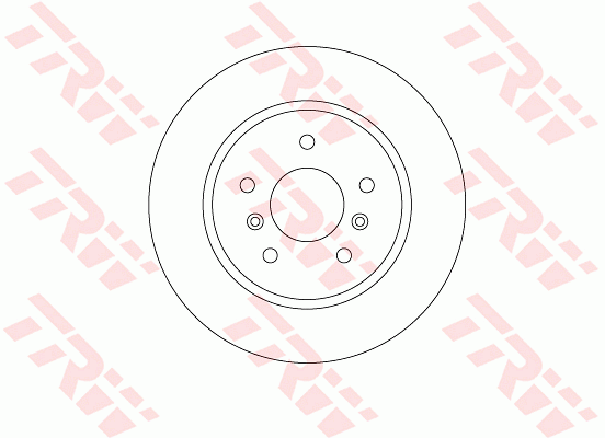 Disque de frein arriere (Jeu de 2)