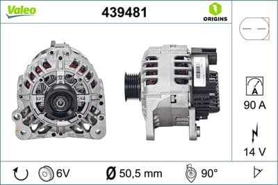 Alternateur VALEO ORIGINS TECHNOLOGIE D'ORIGINE
