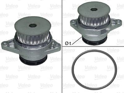 Pompe à eau, refroidissement du moteur
