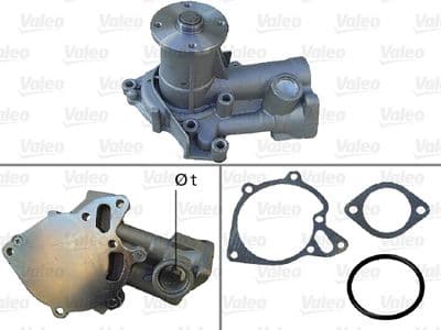 Pompe à eau, refroidissement du moteur