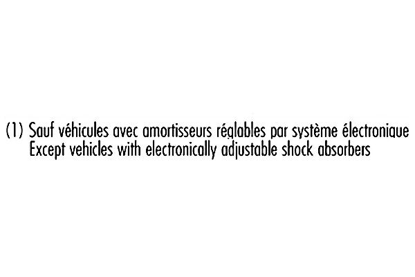 Amortisseur arriere
