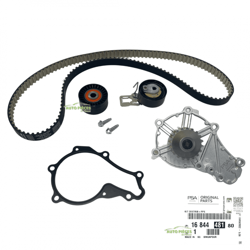 Kit distribution + pompe a eau (Origine Peugeot - Citroën - PSA)