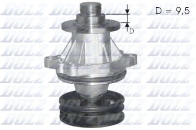 Pompe à eau, refroidissement du moteur